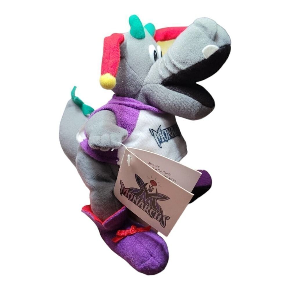 WNBA Sacramento Monarchs MONTY mascot plush stuffed animal VTG McDonalds